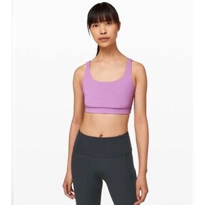 Lululemon Align Racerback Sports Bra Lavender Purple Size 12 Energy‎ Bra
